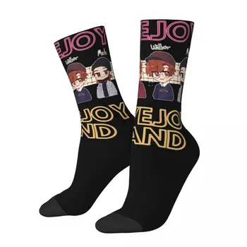 Сладки чорапи с анимационни плакат на групата Лавджоя, компресия чорапи в стил поп-пънк за скейтборд, дълги чорапи, супер меки за малки подаръци унисекс