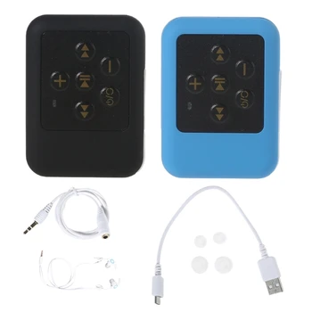 Водоустойчив MP3 плейър IPX8, поддръжка на 16 GB BT-приемник, Съвместим с Bluetooth запис разговори за плуване, гмуркане под вода