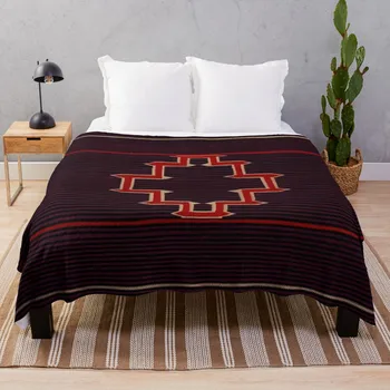 Сканиране на оригиналния пледа с седло навахо, меки фланелевых завивки за легло, на топло лесно флисового одеяла, ретро-одеала